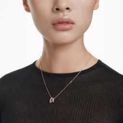 ◆SWAROVSKI◆ Volta Y リボンネックレス 5647569 Volta Y pendant, Bow, Pink, Rose gold-tone plated | Swarovski