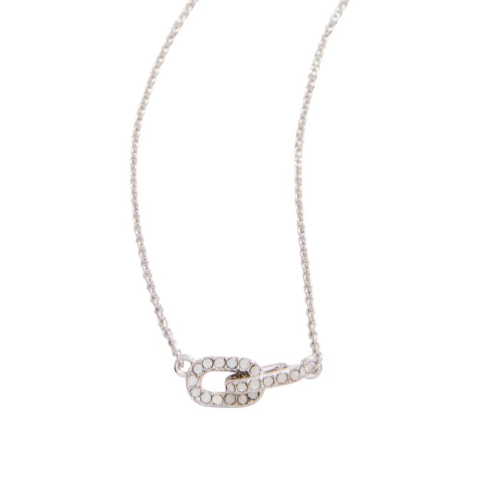 Spartina 449 Forever Friends Links 18" Necklace, Silver Plated