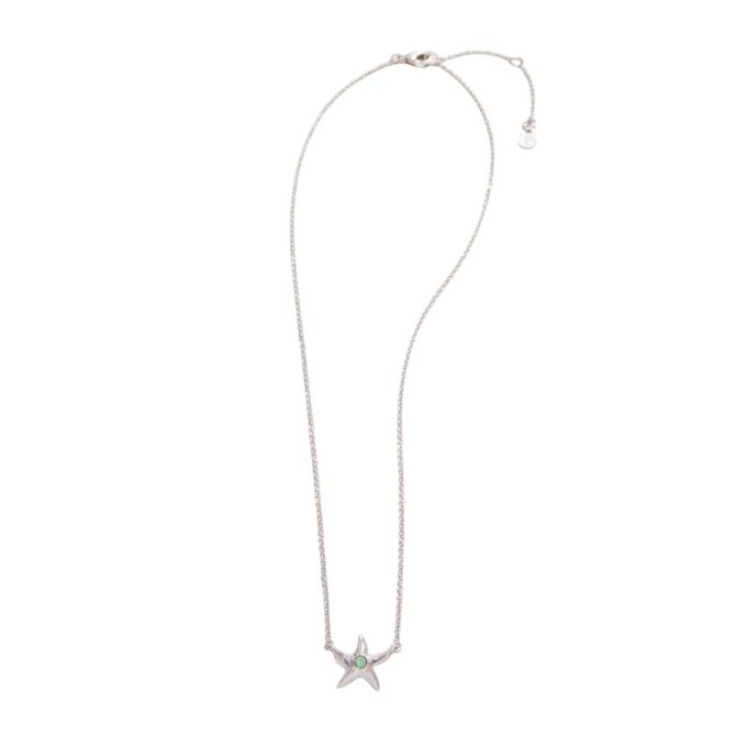 Spartina 449 Friendship Starfish 18" Necklace, Silver Plated