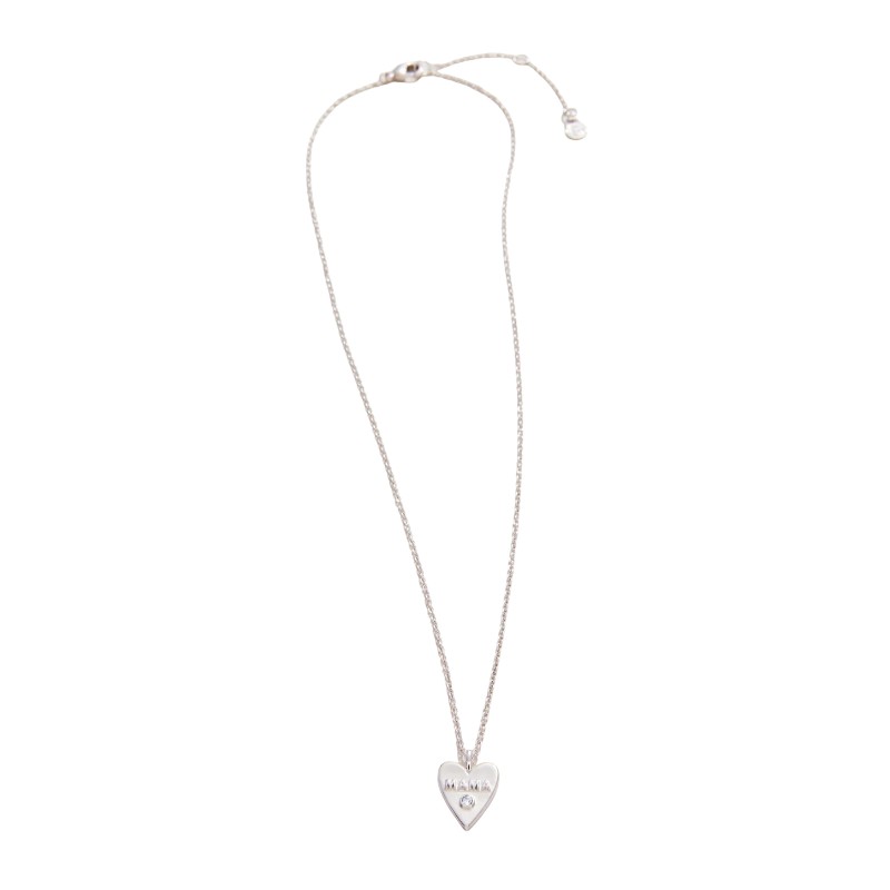 Spartina 449 Silver Sea La Vie Mama Heart Necklace, 18