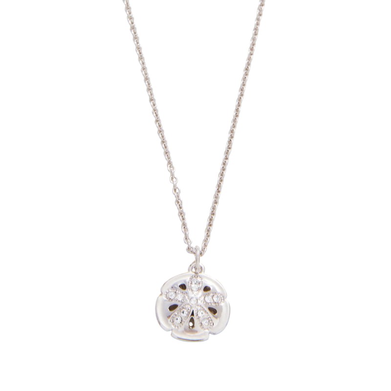 Spartina 449 Silver Sea La Vie Treasured Sand Dollar Necklace, 18