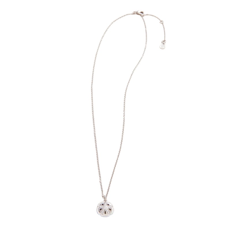 Spartina 449 Silver Sea La Vie Treasured Sand Dollar Necklace, 18