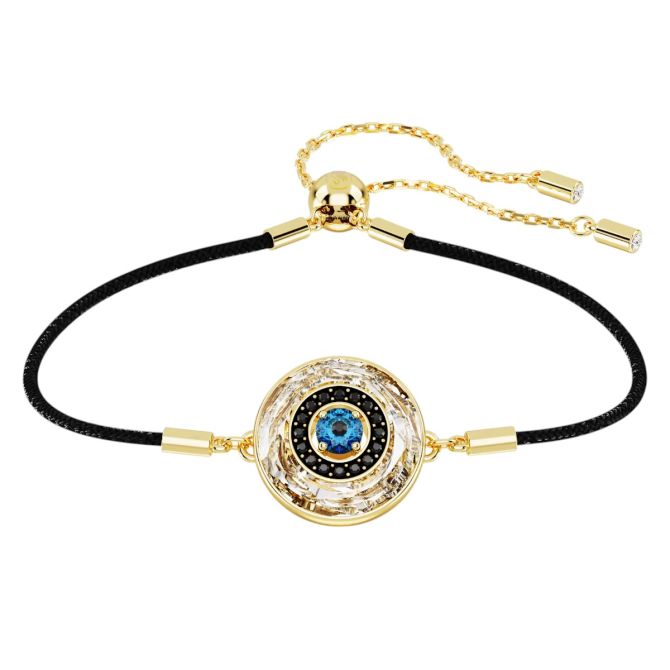 Swarovski Evil Eye Symbolica Bracelet, Multicolored and Gold Tone Plated