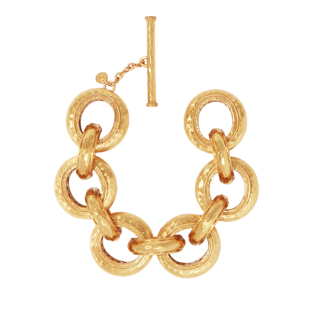 Julie Vos Yellow Gold Cannes Link Bracelet, Regular