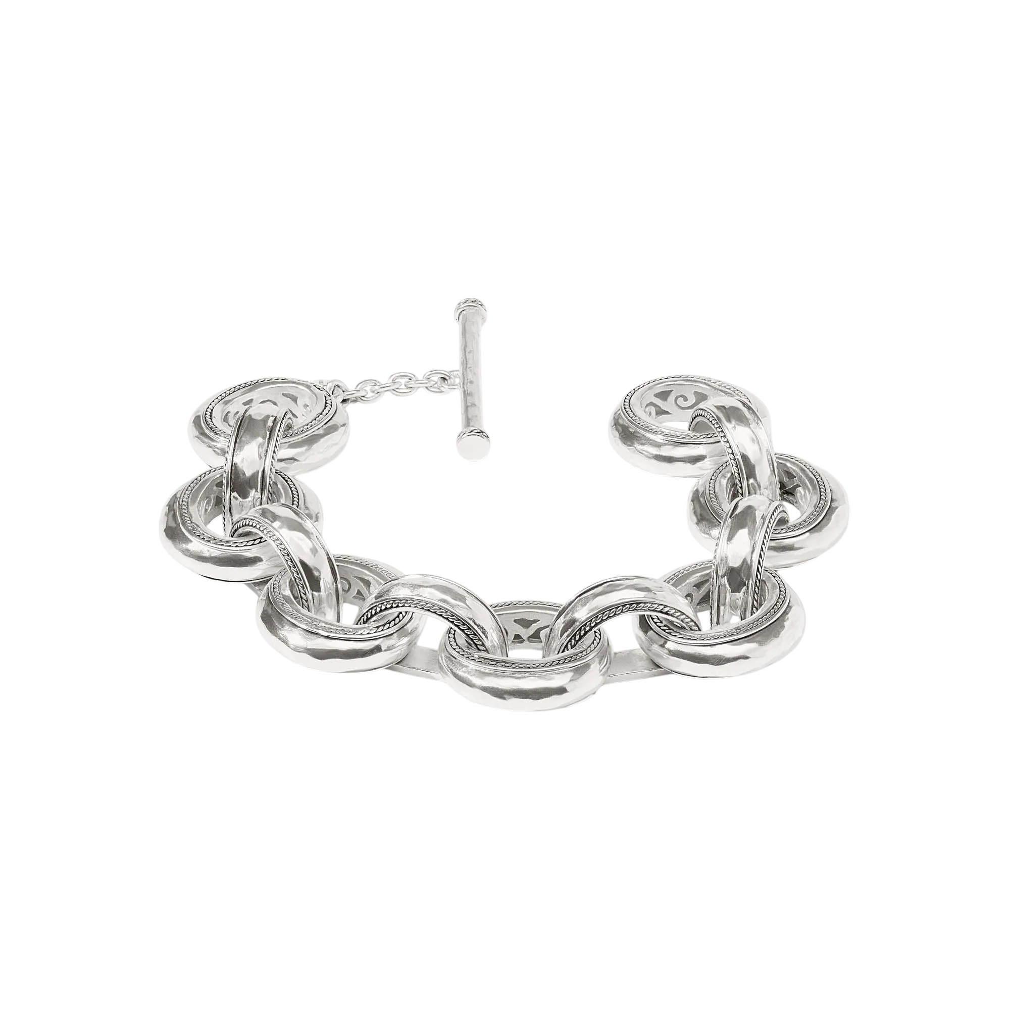 Julie Vos Silver Cannes Demi Link Bracelet, Regular