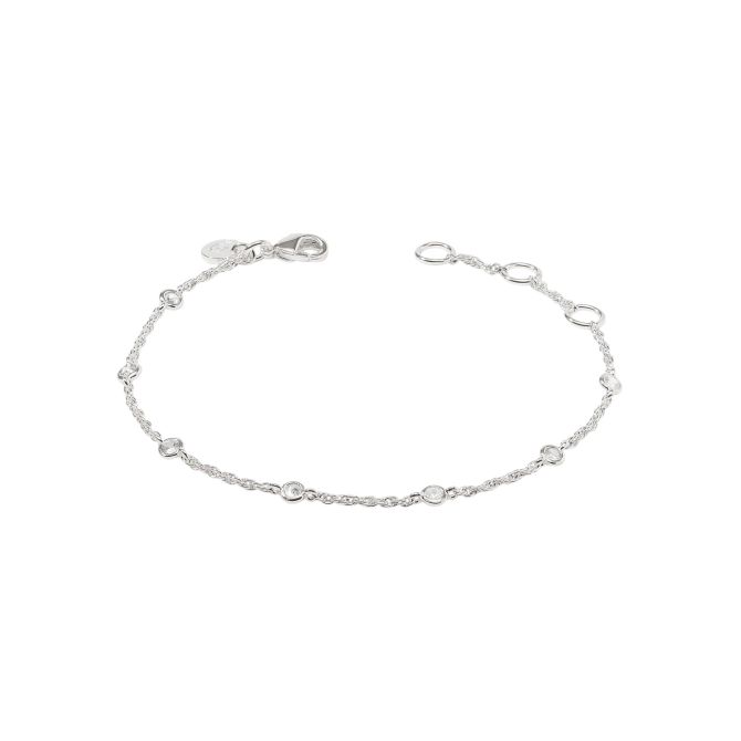 Julie Vos Celeste Delicate Bracelet, Silver