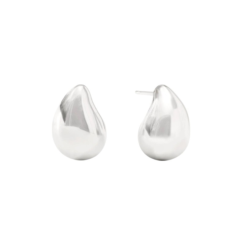 Julie Vos Silver Wave Earrings, Small