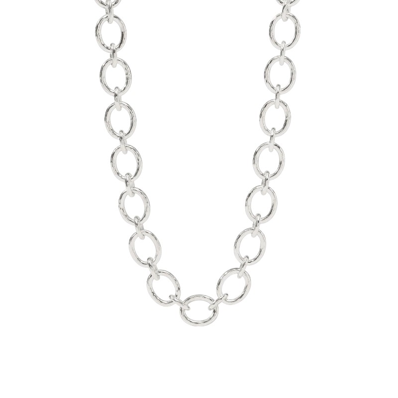 Julie Vos Catalina Demi Link Necklace, Silver