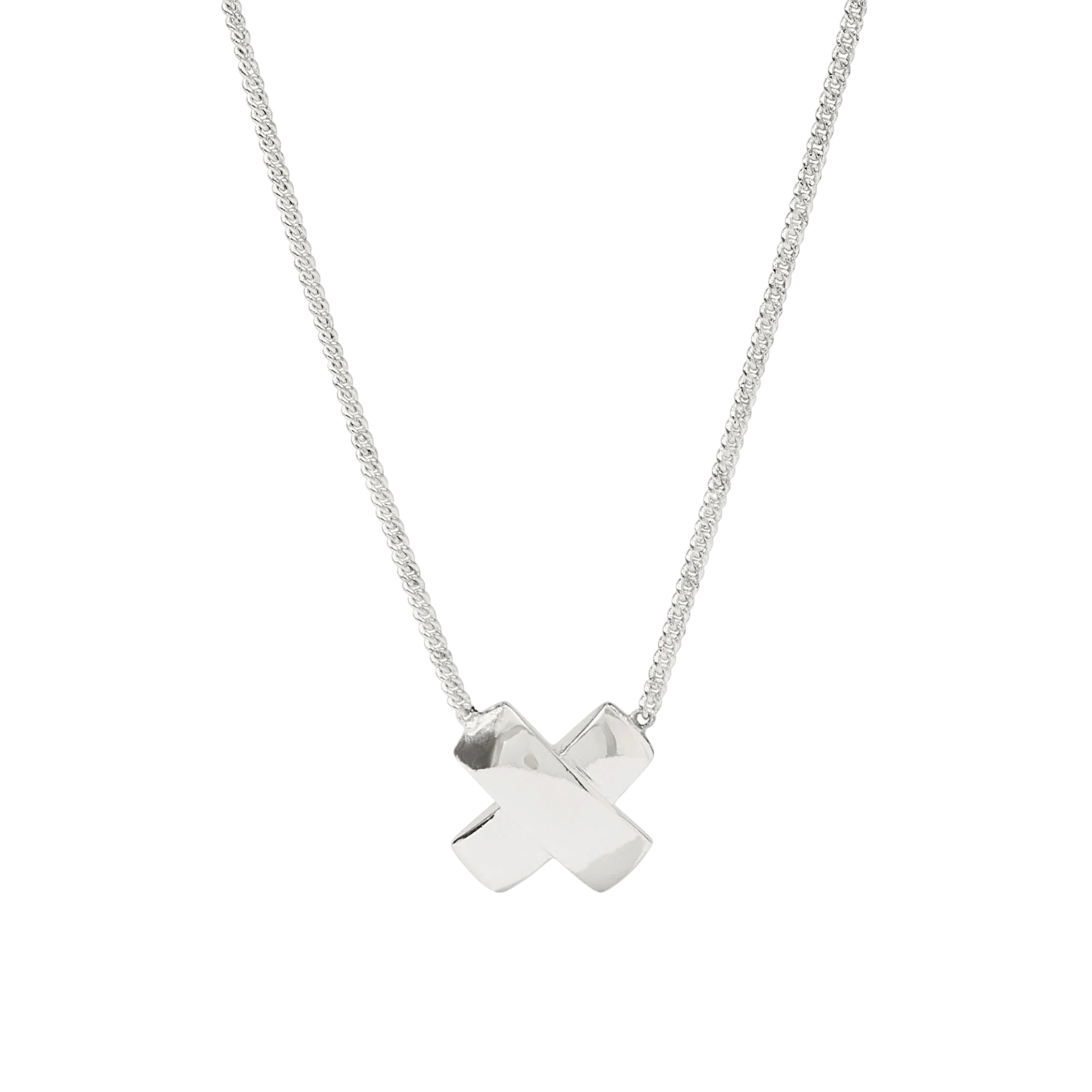 Julie Vos Cataline X Delicate Necklace, Silver