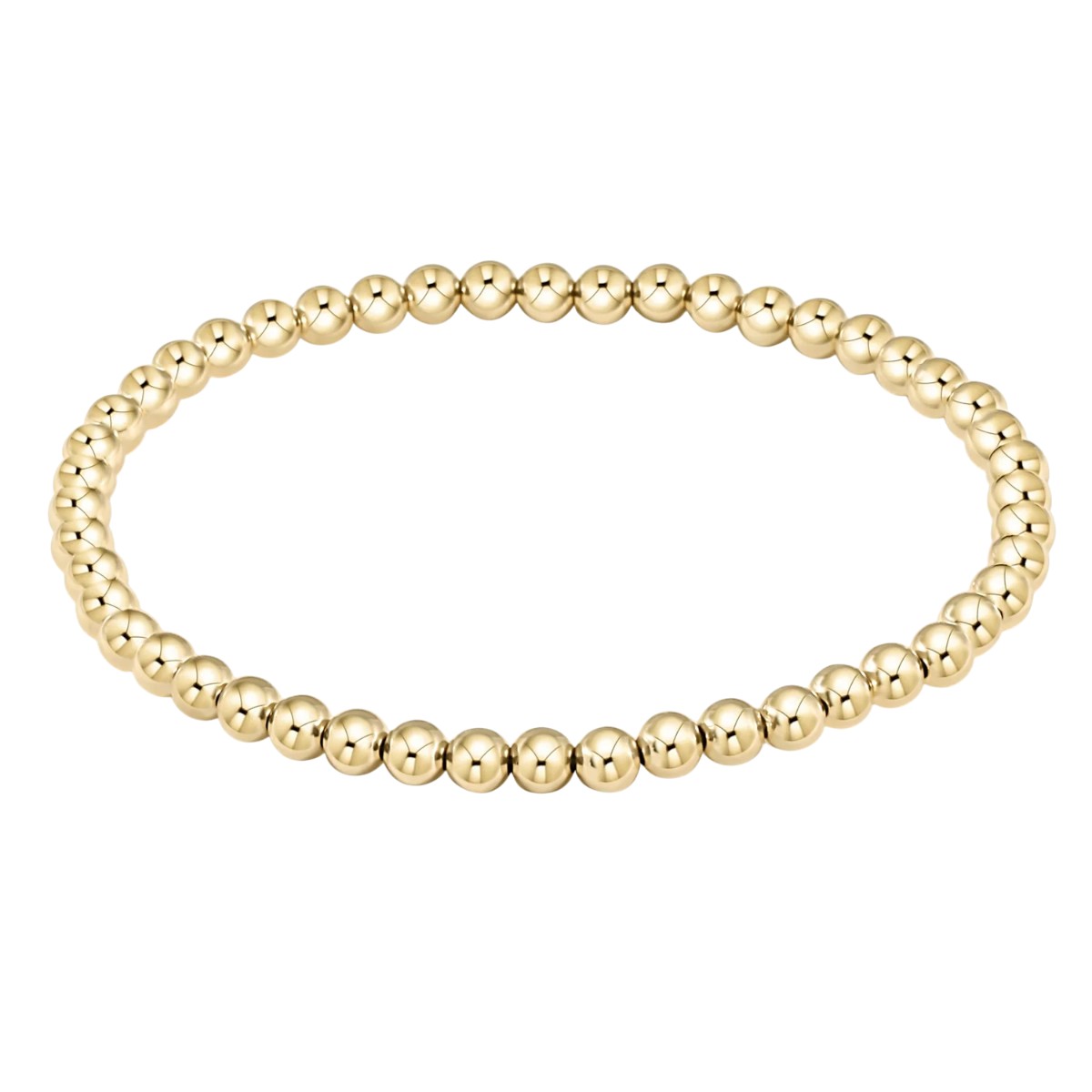 Enewton Classic Yellow Gold 4mm Bead Bracelet, Extended Size