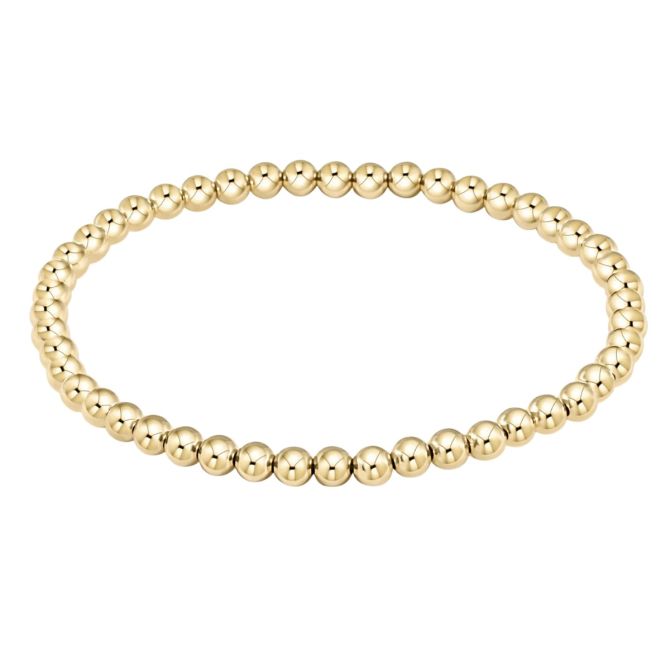 Enewton Classic Yellow Gold 4mm Bead Bracelet, Extended Size