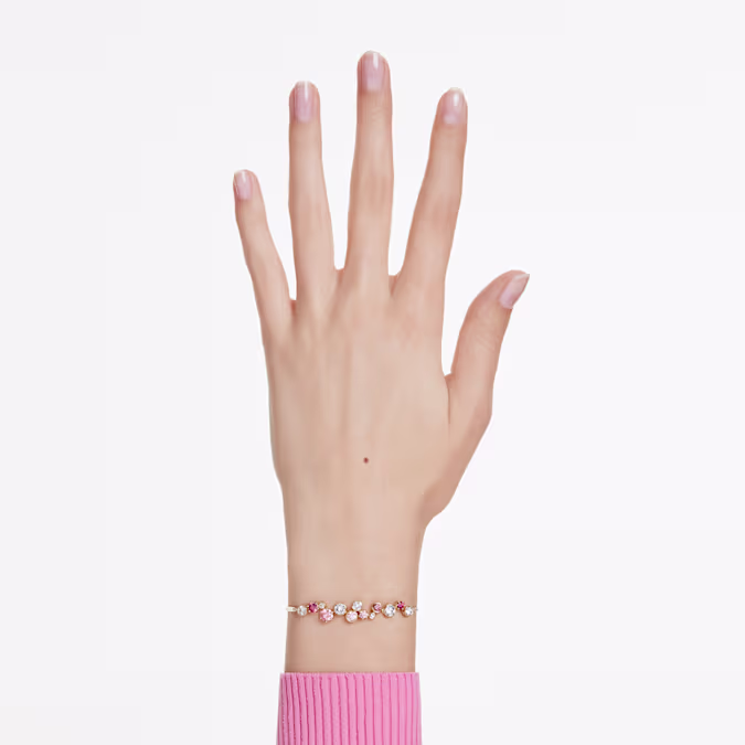 Swarovski Mixed Cuts Constella Bracelet, Multicolored and Gold Tone Plated