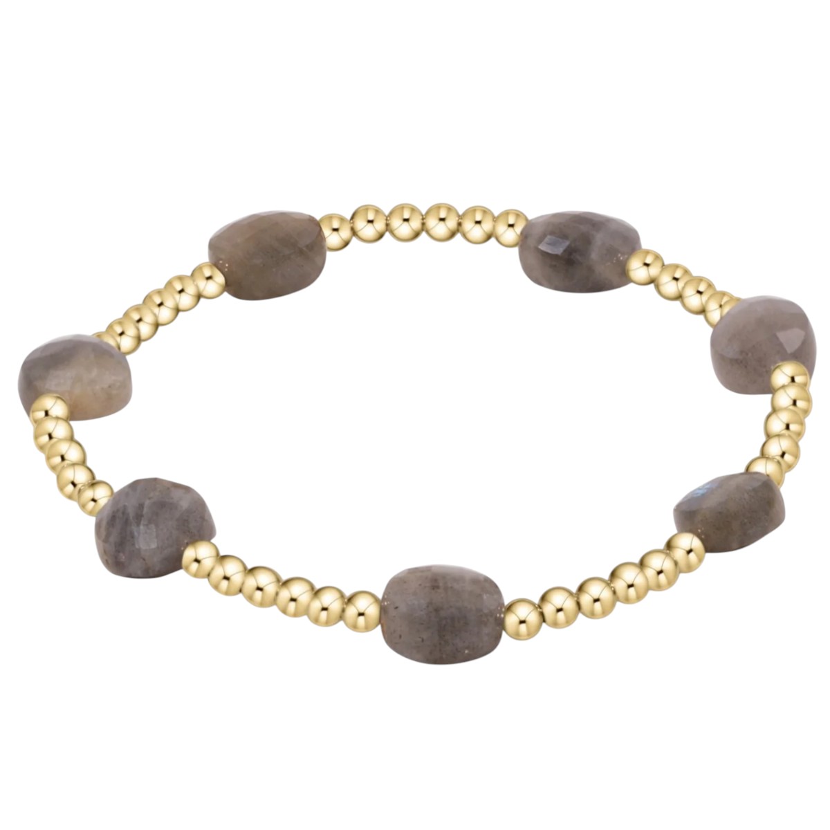 Enewton Admire Gold 3mm Bead Bracelet, Labradorite