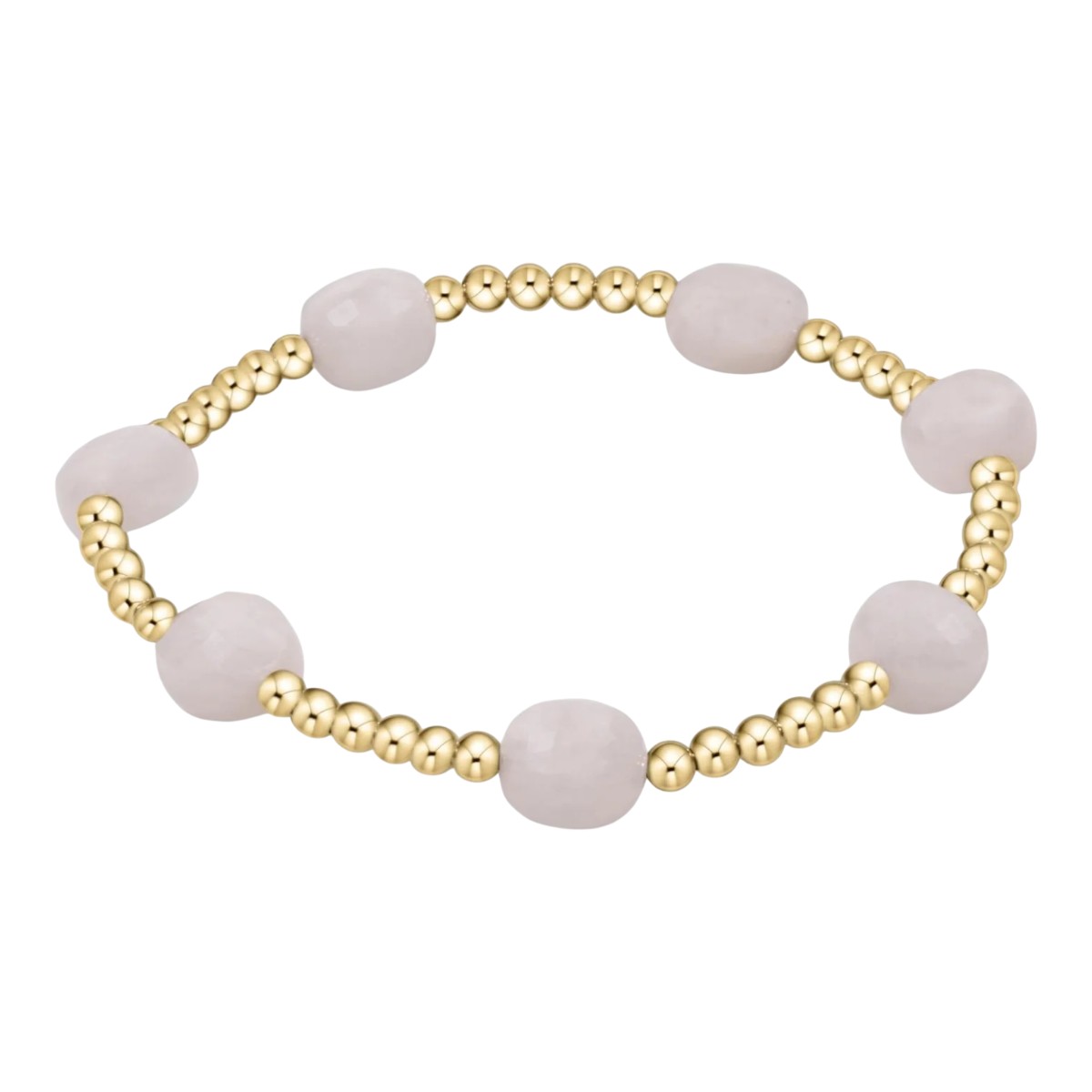 Enewton Yellow Gold Admire 3mm Moonstone Bead Bracelet, 7.25