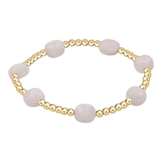 Enewton Yellow Gold Admire 3mm Moonstone Bead Bracelet, 7.25"