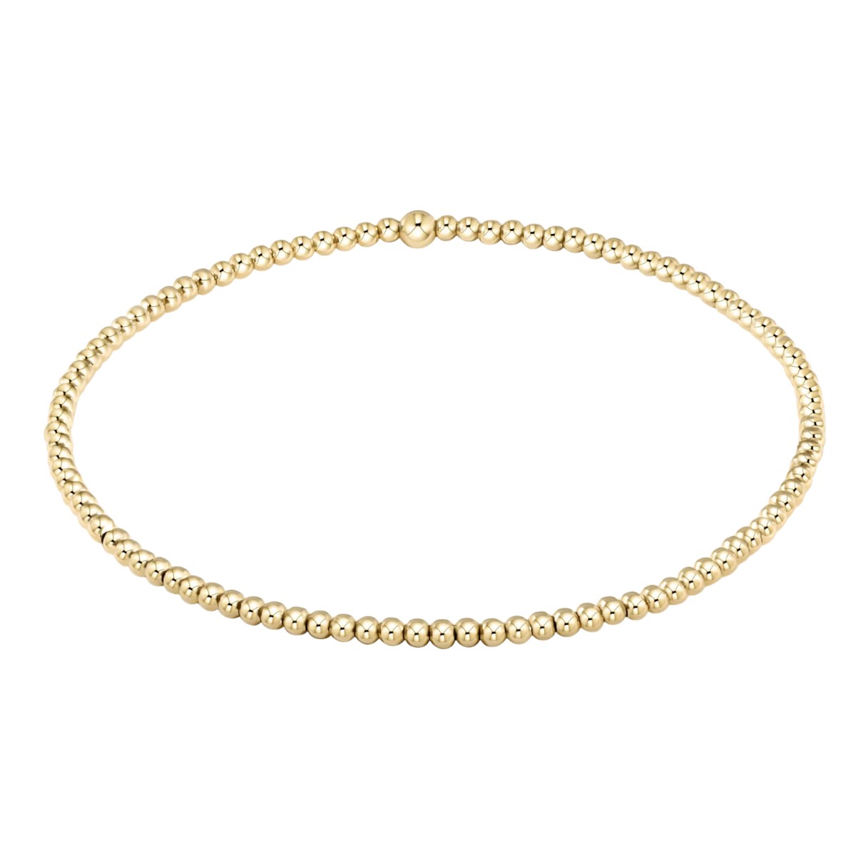 Enewton Classic Gold 2mm Bead Bracelet, Extended Size