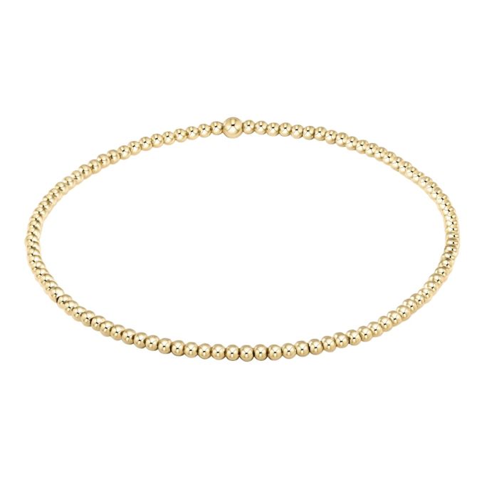 Enewton Classic Gold 2mm Bead Bracelet, Extended Size