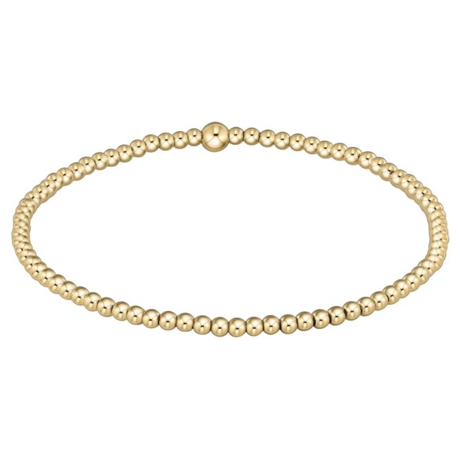 Enewton Classic Yellow Gold 2.5mm Bead Bracelet, Extended Size