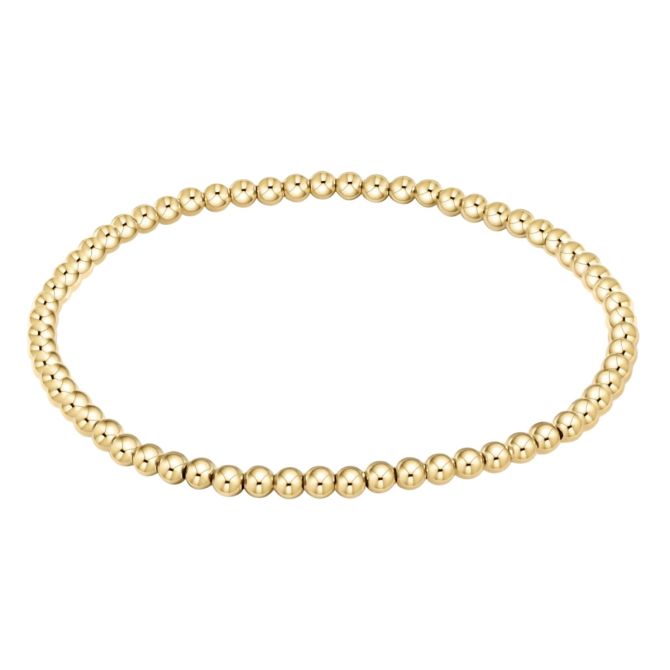 Enewton Classic Gold 3mm Bead Bracelet, Extended Size