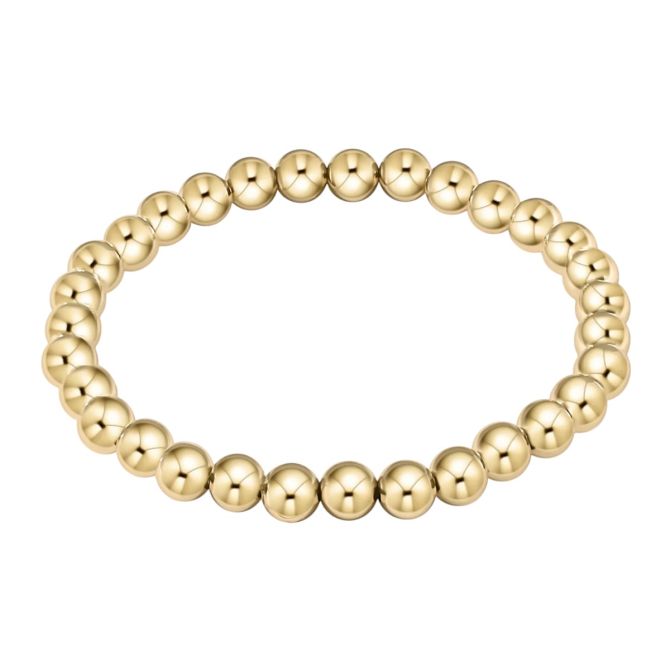 Enewton Classic 6mm Bead Bracelet, Gold
