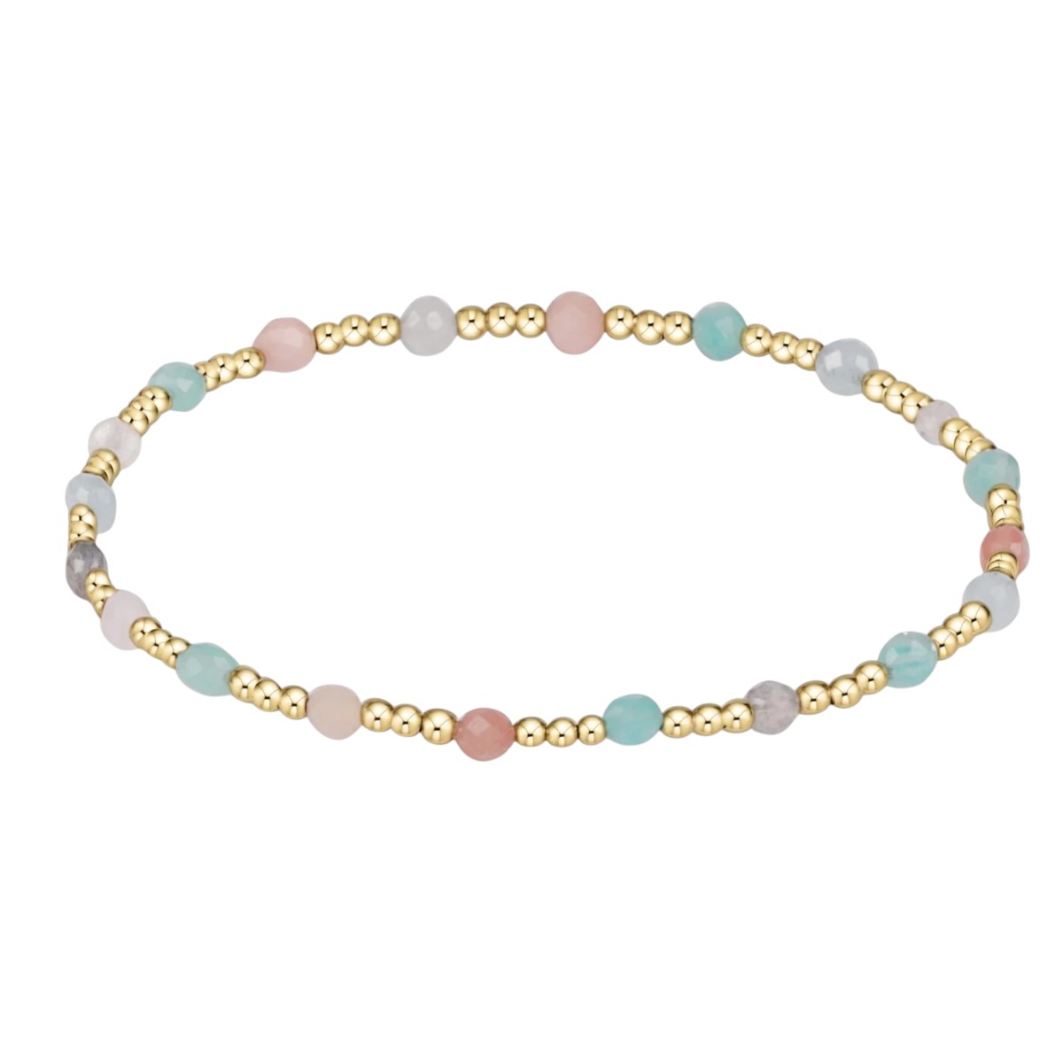 Enewton Gold Sincerity Pattern 3mm Bead Bracelet, Hot Mess