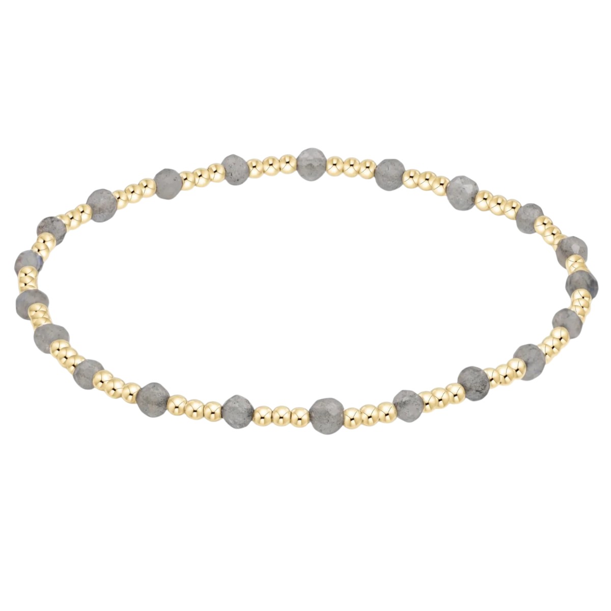 Enewton Gold Sincerity Pattern 3mm Bead Bracelet, Labradorite