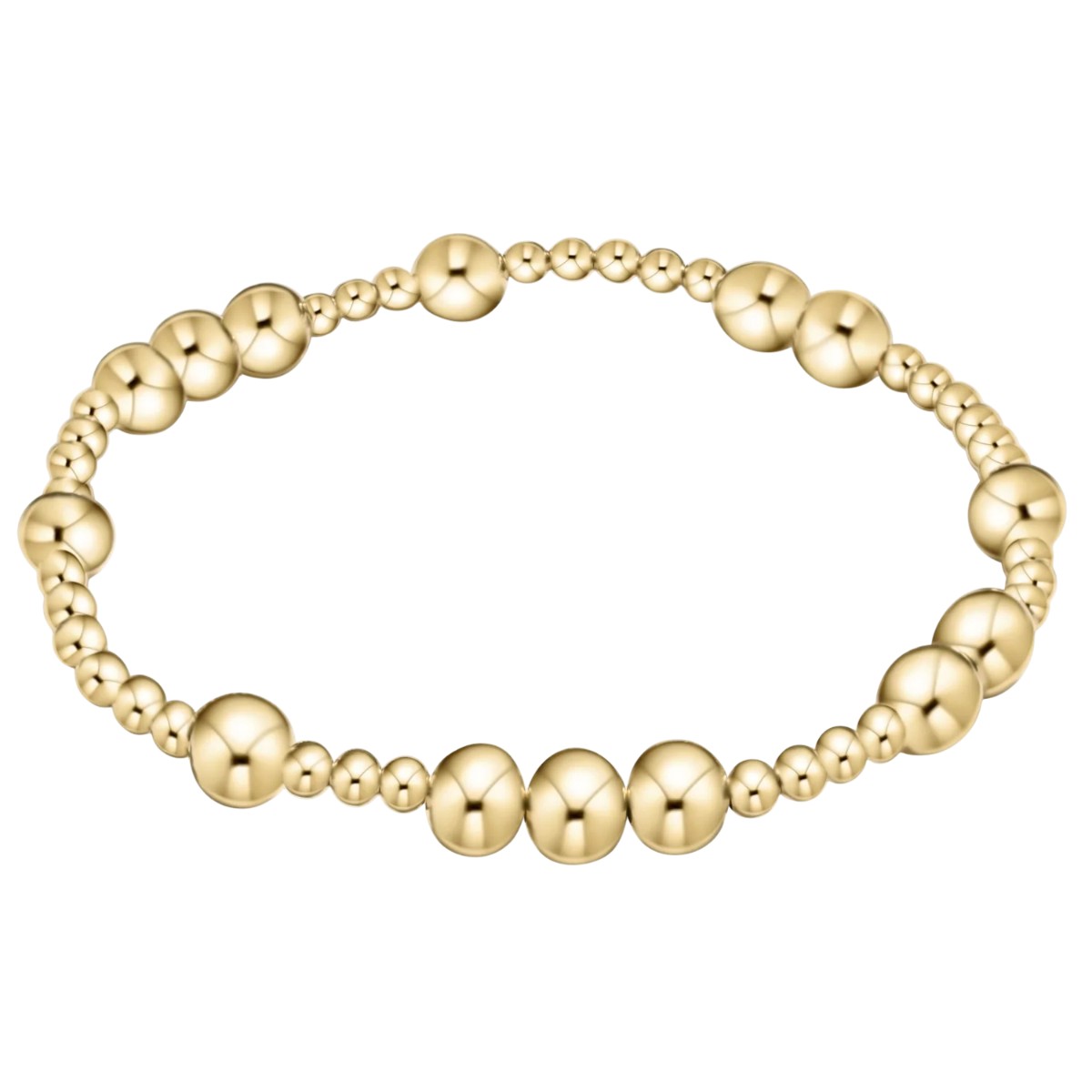 Enewton Hope Unwritten 6mm Gold Bead Bracelet, Extended Size