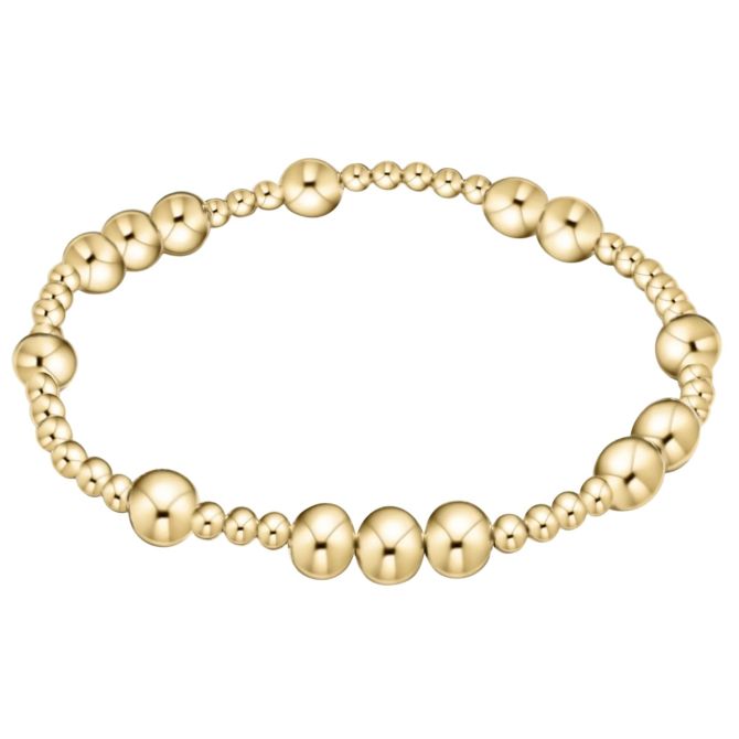 Enewton Hope Unwritten 6mm Gold Bead Bracelet, Extended Size