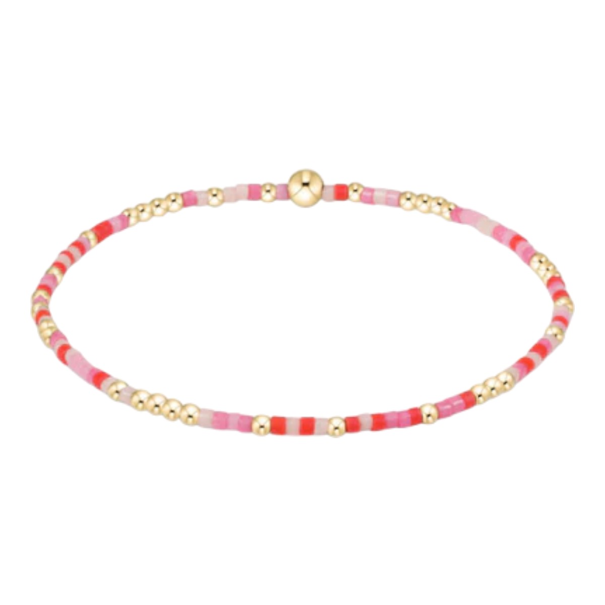 Enewton Yellow Gold Hope Unwritten Kind Of A Pig Deal Stretch Bracelet, 7.25