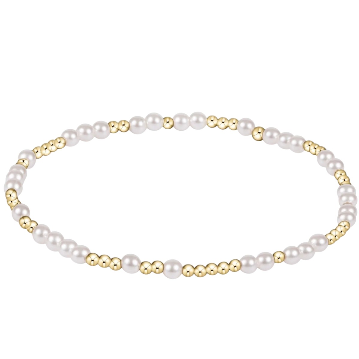 Enewton Hope Unwritten 3mm Pearl Bead Bracelet, Extended Size