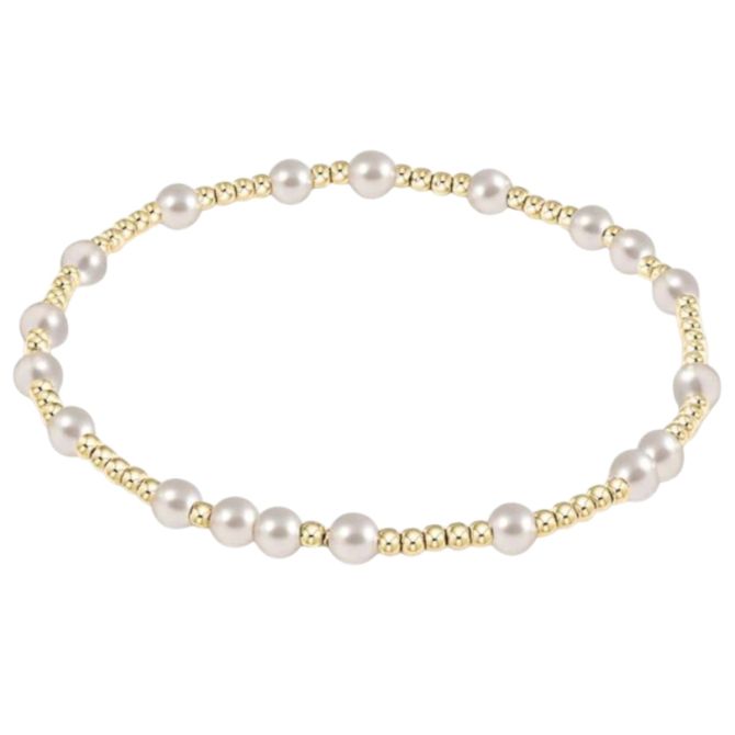 Enewton Hope Unwritten 4mm Pearl Bead Bracelet, Extended Size