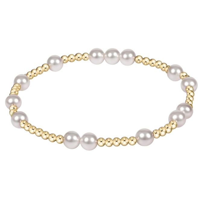 Enewton Hope Unwritten 6mm Pearl Bead Bracelet, Extended Size