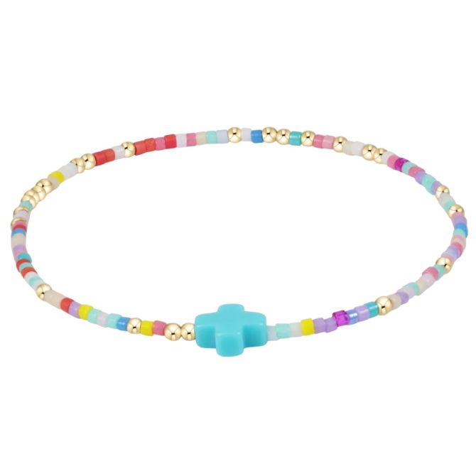 Enewton Hope Unwritten Signature Cross Hot Mess Bracelet, Extended Size