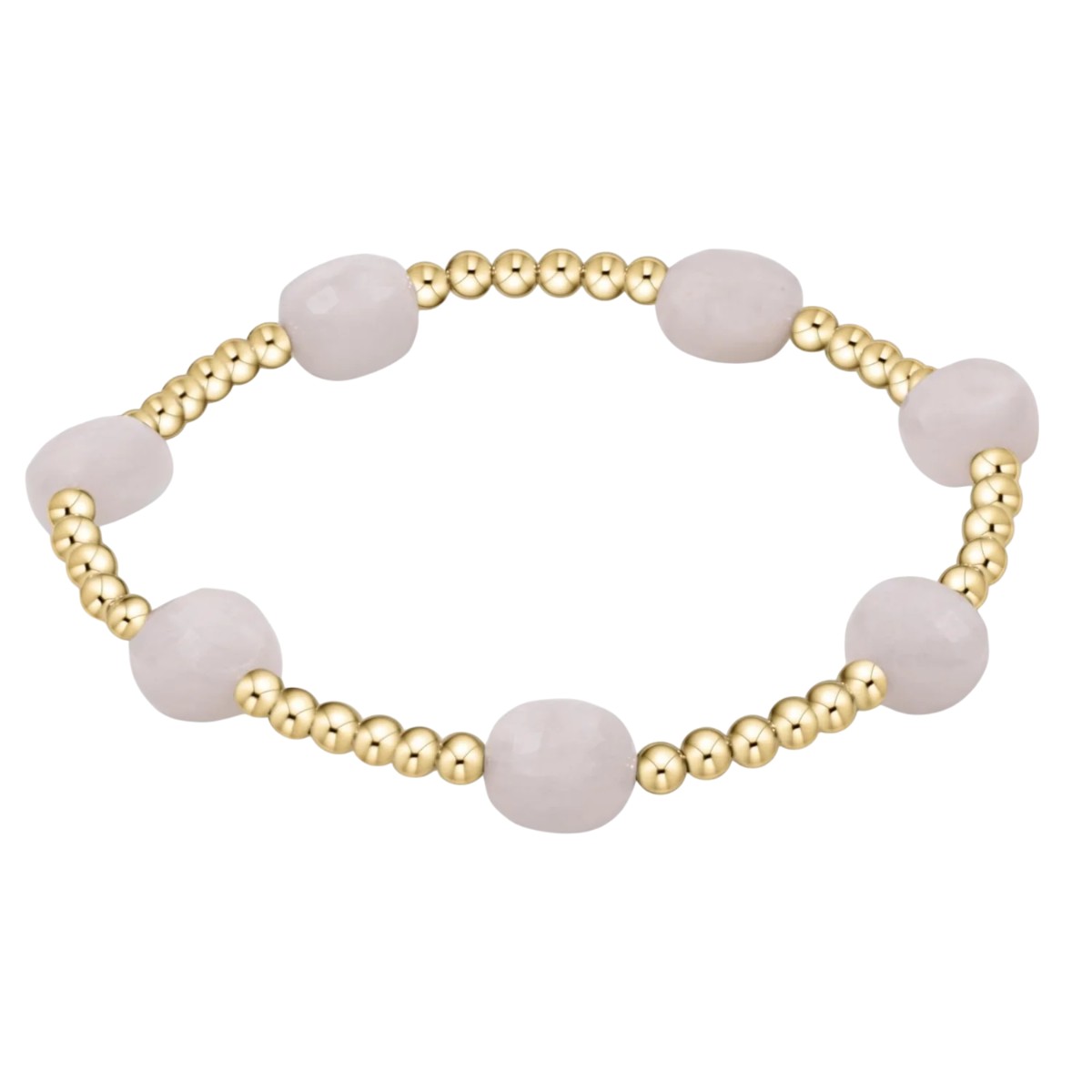 Enewton Admire Gold 3mm Bead Bracelet, Moonstone