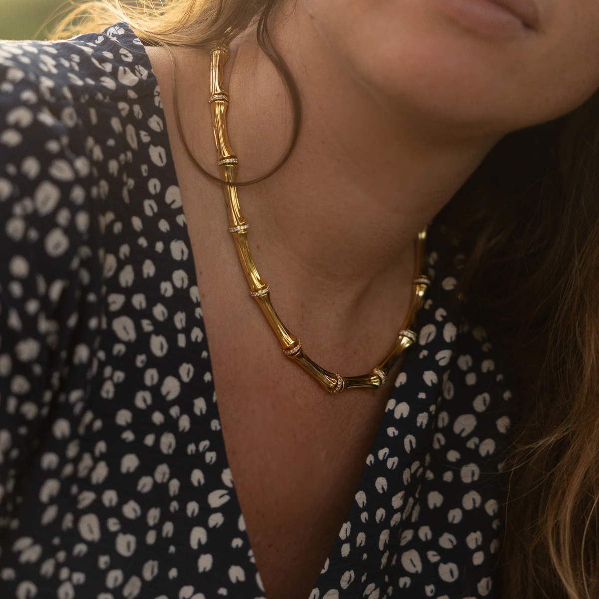 Anabel Aram Bamboo Necklace