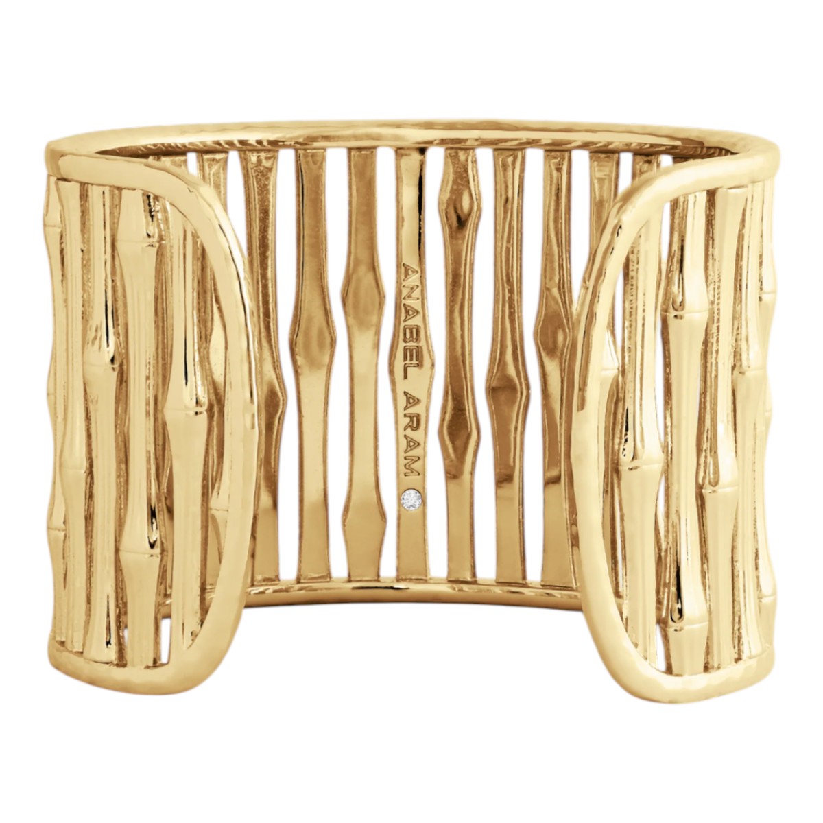 Anabel Aram Bamboo Wide Cuff Bracelet