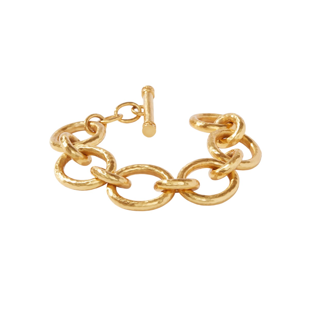 Julie Vos Yellow Gold Catalina Link Bracelet, Long