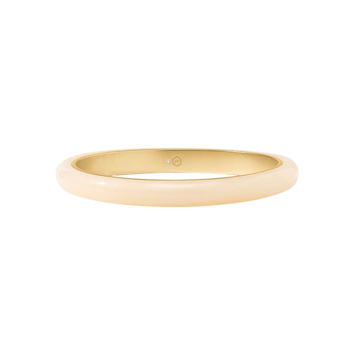 Julie Vos Medium Madison Statement Bangle, Ivory