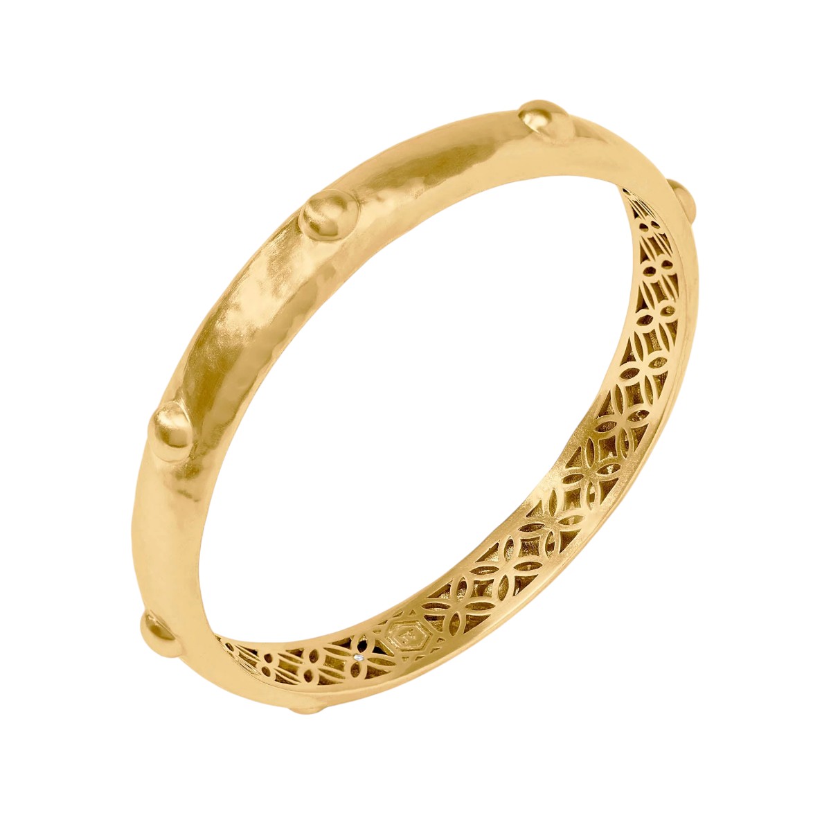 Julie Vos Gold Solara Bangle, Medium