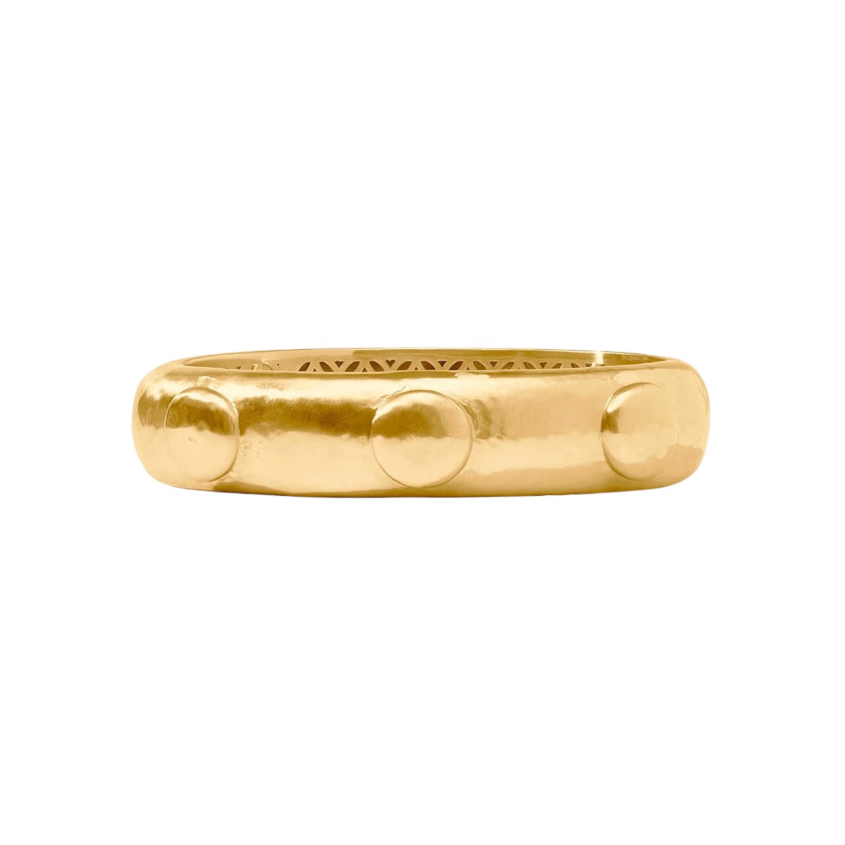 Julie Vos Solara Hinge Bangle Bracelet, Yellow Gold Plated