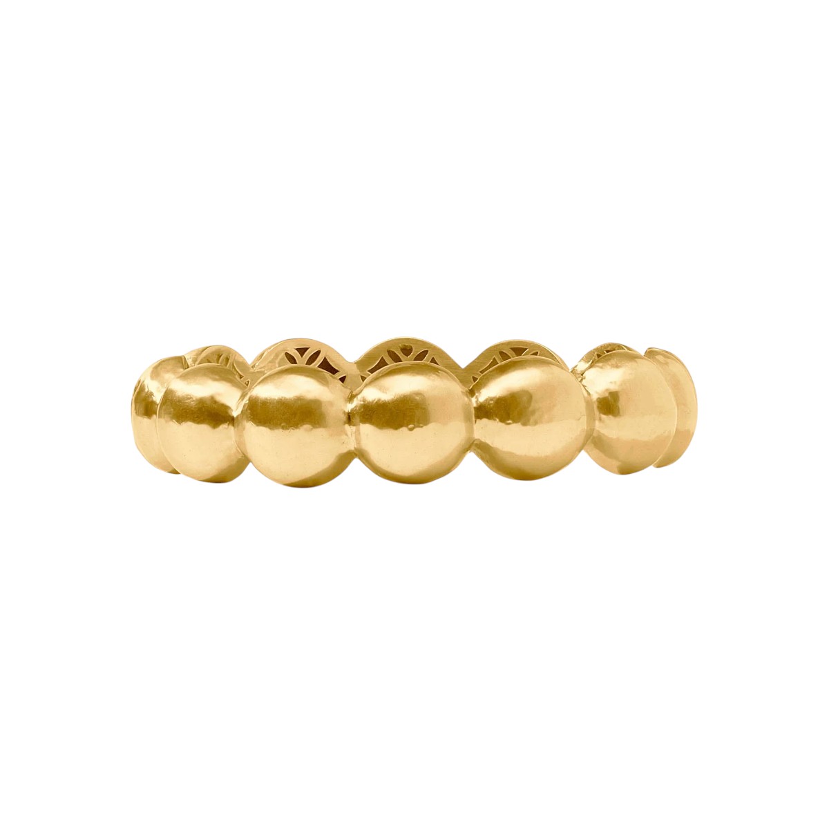 Julie Vos Solara Nova Hinge Bangle Bracelet, Yellow Gold Plated