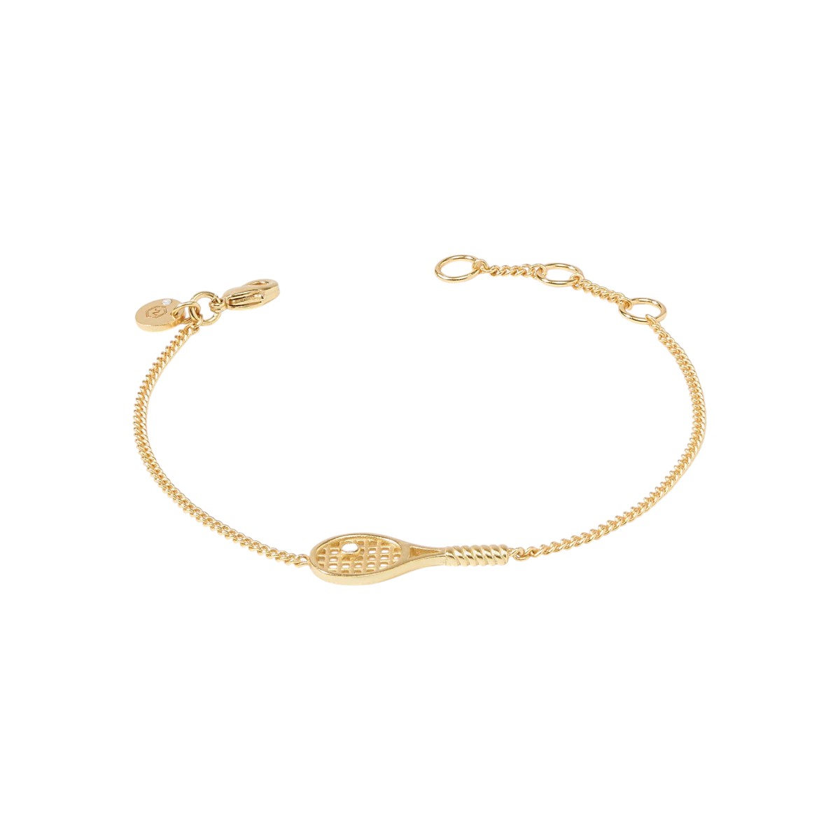 Julie Vos Tennis Racquet Delicate Bracelet