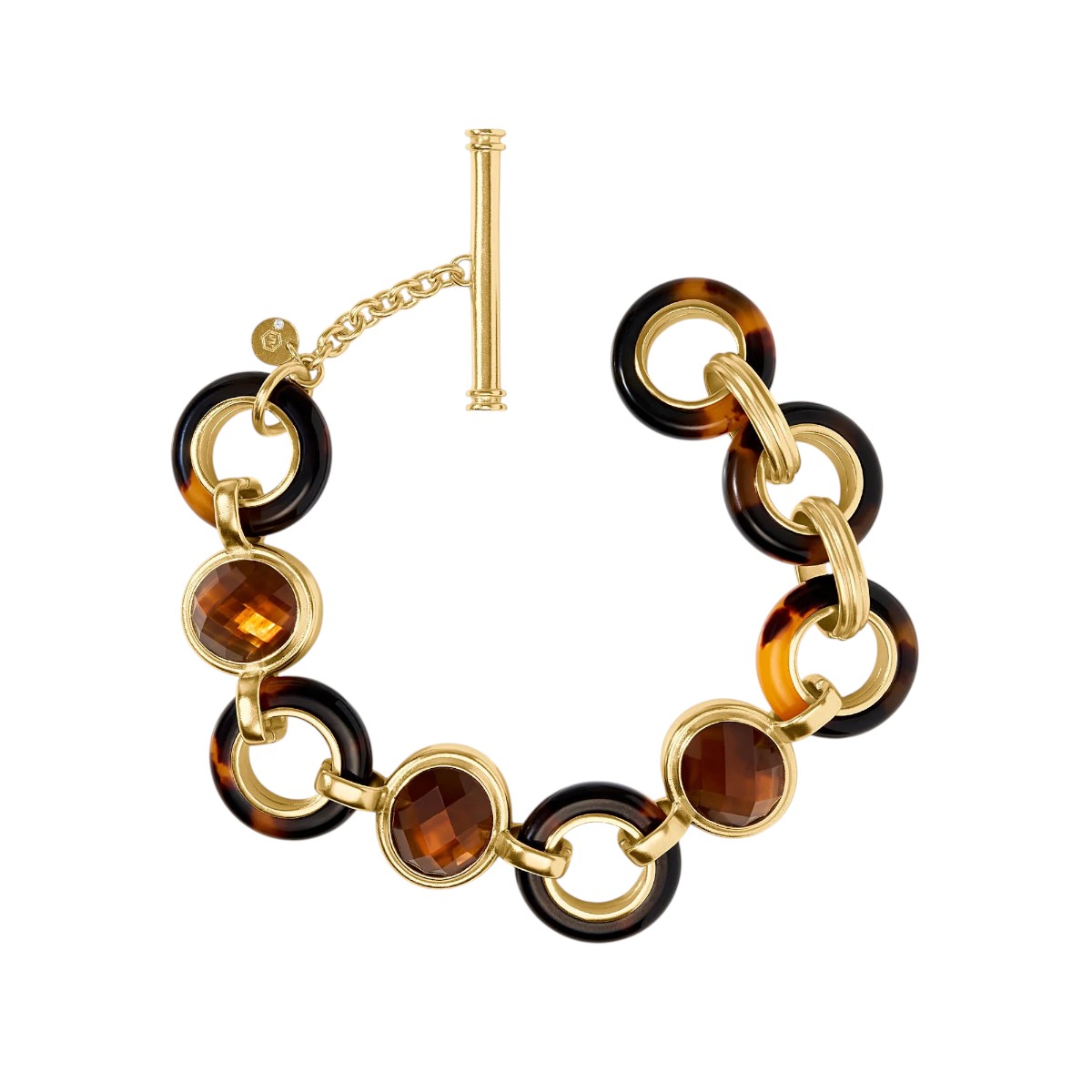 Julie Vos Carnaby Stone Bracelet, Tortoiseshell