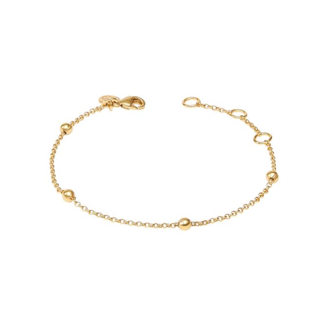 Julie Vos Solara Delicate Bracelet, Yellow Gold Plated