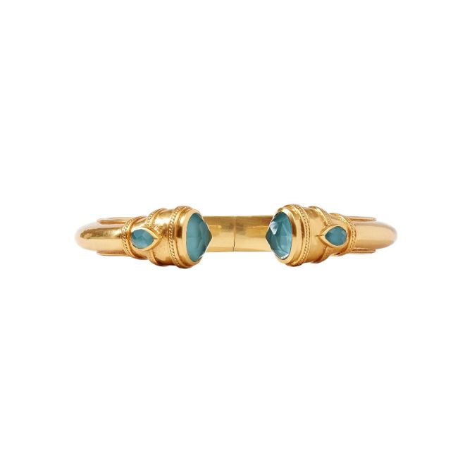 Julie Vos Yellow Gold Plated Cannes Demi Cuff, Regular