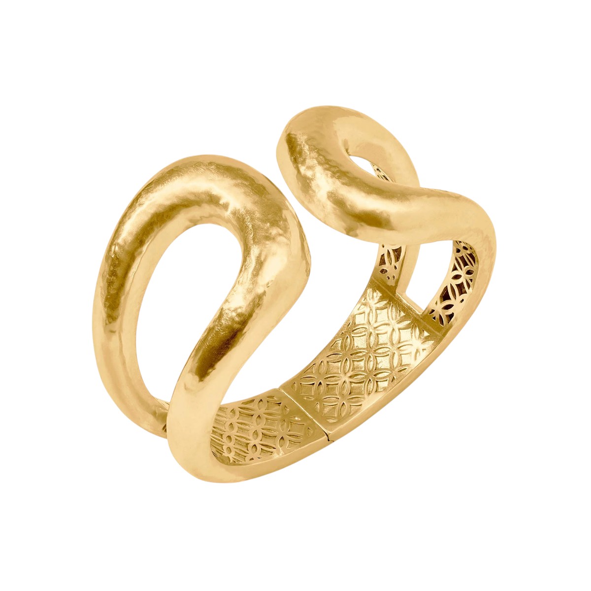 Julie Vos Solara Cuff, Yellow Gold Plated