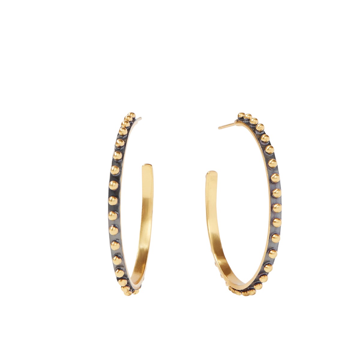 Julie Vos Mixed Metal SoHo Hoop Earrings, Large