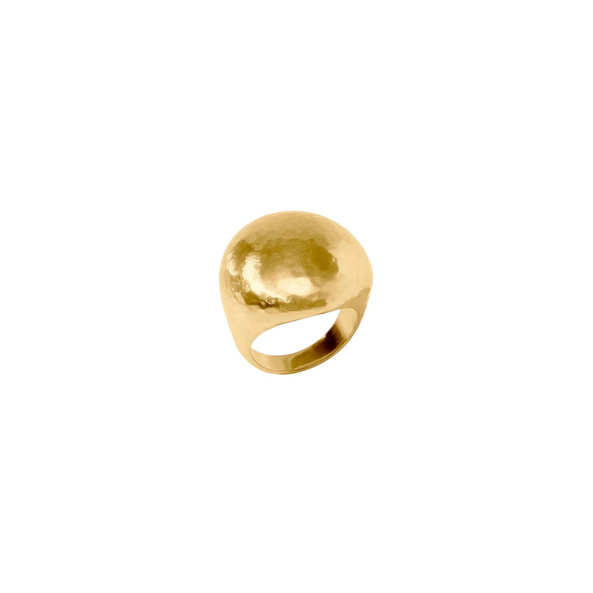 Julie Vos Yellow Gold Plated Solara Ring, 7