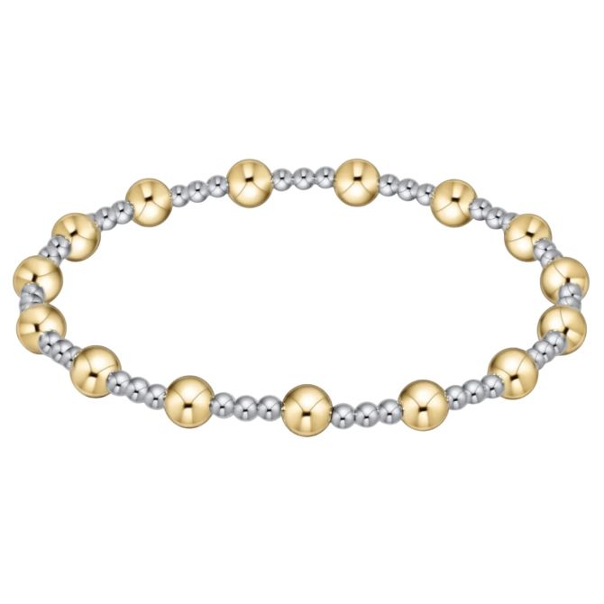 Enewton Classic Sincerity Pattern 5mm Bead Bracelet, Mixed Metal