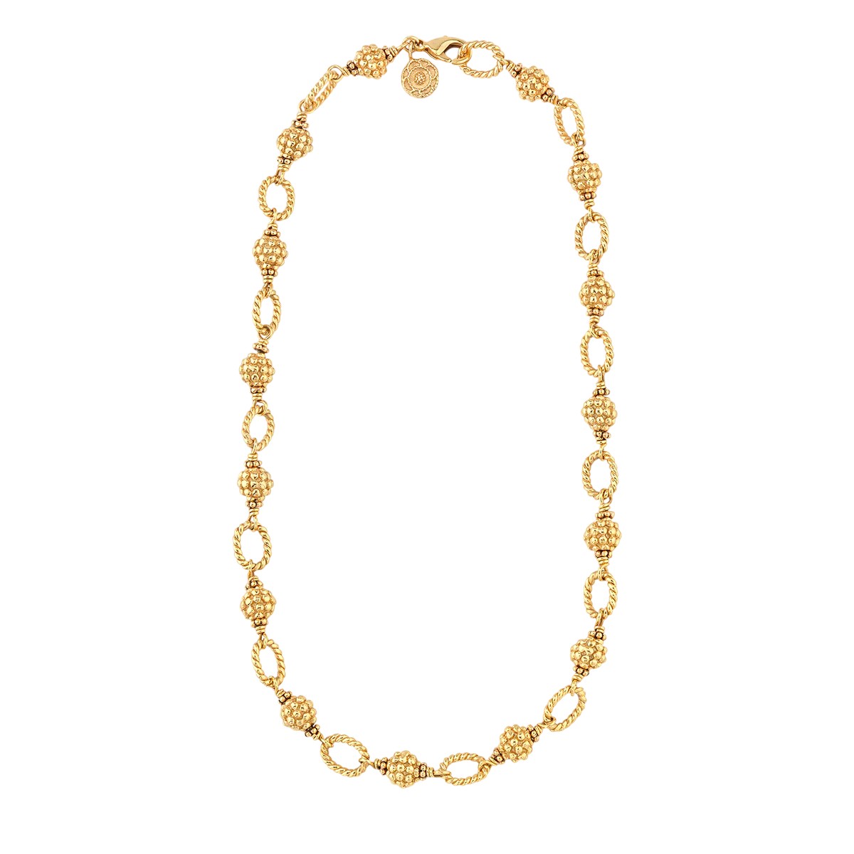 Capucine De Wulf Yellow Gold Plated Berry and Bead Chain, 18
